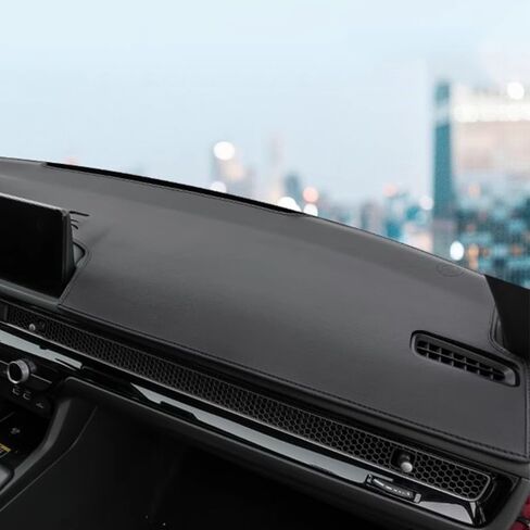 Dashboard Cover Mat Fit for Honda Civic 2025 2024 2023 2022 Dash Cover for 11th Gen Dashboard pad Protector Dash Mat Protector Sunshade Microfiber Leather Pad (Black Stitching) in Kuwait