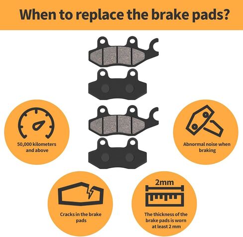 XuLong Front Rear Brake Pads for KAWASAKI EX250 EX300 Ninja 250 SL BX 250 Ninja 400 EX400 KRT AFF/AFS/AFSA/BFF/BFS/BGF/BGFS Z125 Z250SL Z300 Non ABS - ER 300 AFF/AGF/AG/BFF/BGF/BG Z400 ABS in Saudi Arabia