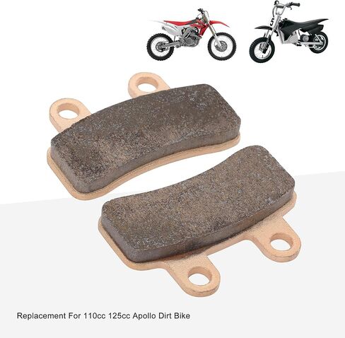 GOOFIT High Performace Brake Pad for 110cc-125cc Apollo Dirt Bike in Saudi Arabia