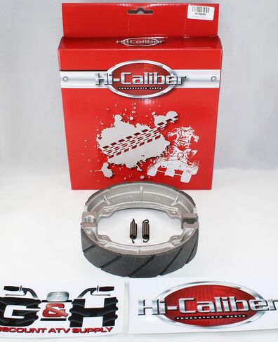 GROOVED REAR Brake Shoes with Springs for the Honda ATC 200 200M 200S 200E 200ES BIG RED in Saudi Arabia