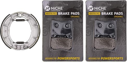 NICHE Brake Pad with Shoe Set for Yamaha Virago 750 1100 700 1000 3XF-W0045-50-00 Front Rear Organic in Saudi Arabia