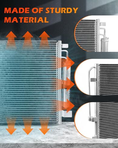OCPTY Air Conditioning Condenser fits for 2007-2012 for Nissan for Altima 2009-2014 for Nissan for Maxima A/C Aluminum Condenser in Saudi Arabia
