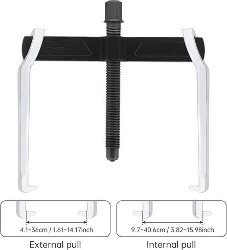 14 Inch 2-Jaw Gear Puller, Adjustable CR-V Bearing Puller Gears, Removal Tool for External Internal Pulling, Puller Tool Separate Lifting Device in Saudi Arabia