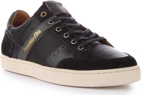 Pantofola d'Oro Vicenza Uomo Low Men's Lace Up Suede Leather Trainers (Navy, US 11.5) in Saudi Arabia