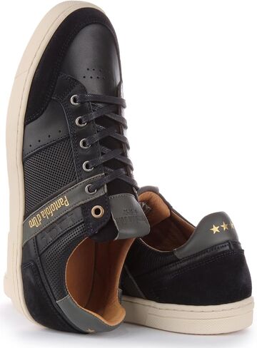 Pantofola d'Oro Vicenza Uomo Low Men's Lace Up Suede Leather Trainers (Navy, US 11.5) in Saudi Arabia