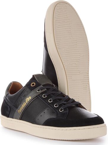 Pantofola d'Oro Vicenza Uomo Low Men's Lace Up Suede Leather Trainers (Navy, US 11.5) in Saudi Arabia