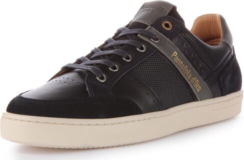 Pantofola d'Oro Vicenza Uomo Low Men's Lace Up Suede Leather Trainers (Navy, US 11.5) in Saudi Arabia