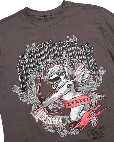 Southpole Boys Graphic Tees - Crewneck Pullover Short Sleeve Graphic Tee Shirts for Boys Tops Streetwear (Sizes: 8-20) in Saudi Arabia