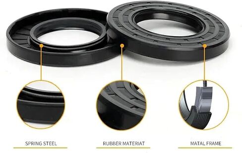 NBR الهيكل العظمي عمود الإطار الإطار الختم الحشية حلقة رمح شعاعي TC 35x80x11 35x82x7 35x82x10 35x90x10 (2pcs ، 35x82x7) in Saudi Arabia