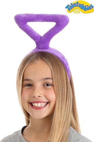 Kids Tinky-Winky Headband Costume Accessory - Plush Triangle on Soft Fabric Headband, Officially Licensed in Saudi Arabia