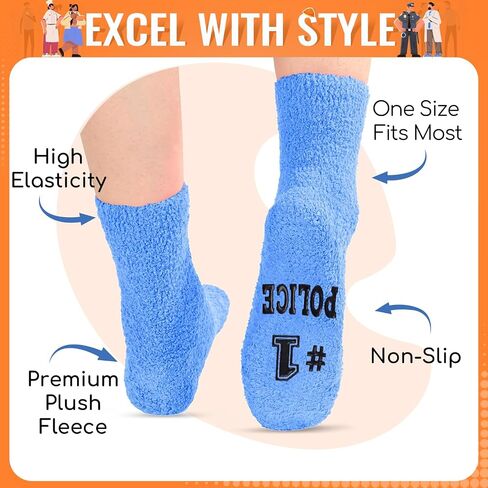 HAPPYPOP Boss Gifts Ideas Socks for Men - Best Gifts for Bosses Women Men, Boss Gifts Male Femal Fuzzy Boss Women in Saudi Arabia