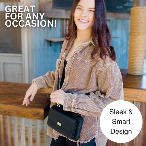 Captiva Touch Screen Crossbody حقيبة يد - محفظة الهاتف الخلوي والحالة in Kuwait