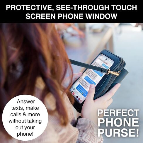 Captiva Touch Screen Crossbody حقيبة يد - محفظة الهاتف الخلوي والحالة in Kuwait