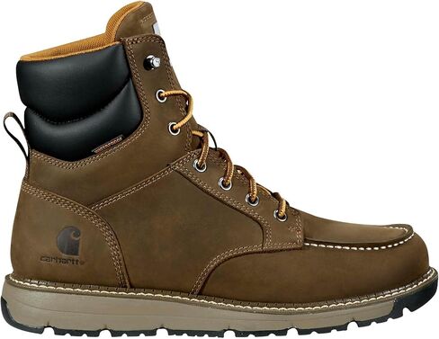 Carhartt FM6123-M12W Millbrook 6" Waterproof Wedge Boot Mossy Brown 12W in Saudi Arabia