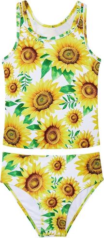Century Star Girls Tankini Swimsuit UPF 50+ Racerback Bathing Suit for Teen Girls 2 Piece Swimsuit Summer Beach Swimwear in Kuwait