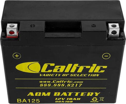 Caltric Agm Battery Compatible with Yamaha Xvs650 Xv-S650 V-Star 650 Silverado 2003-2010 in Saudi Arabia