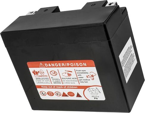 Caltric Agm Battery Compatible with Yamaha Xvs650 Xv-S650 V-Star 650 Silverado 2003-2010 in Saudi Arabia