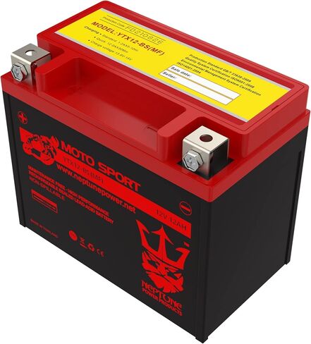 Neptune Power YTX12-BS بطارية بديلة عالية الأداء لهوندا ATC250ES BIG RED 1985-1987 in Saudi Arabia