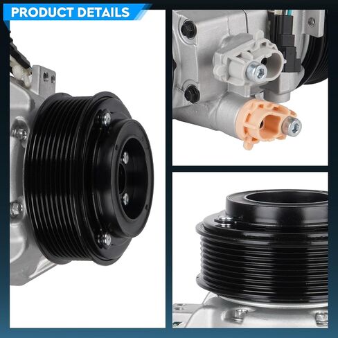 Air Conditioner AC Compressor with Clutch Fit for Ford F-250&F-350 Super Duty 6.7L 2017-2019 in Saudi Arabia