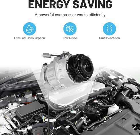 ضاغط حالة الهواء AC جديد مع القابض لـ Lexus ES350 2007-2012 V6 3.5L ، لتويوتا RAV4 2006-2012 V6 3.5L ، لتويوتا فينزا 2009-2016 V6 3.5L in Kuwait