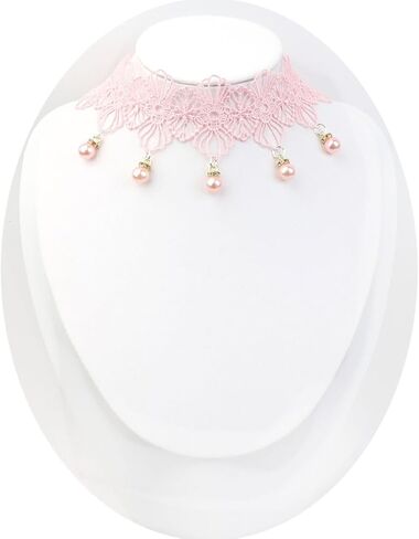 10pcs Fashion Elegant White Lace Choker Necklace for Women Simple Fashion Jewelry in Kuwait