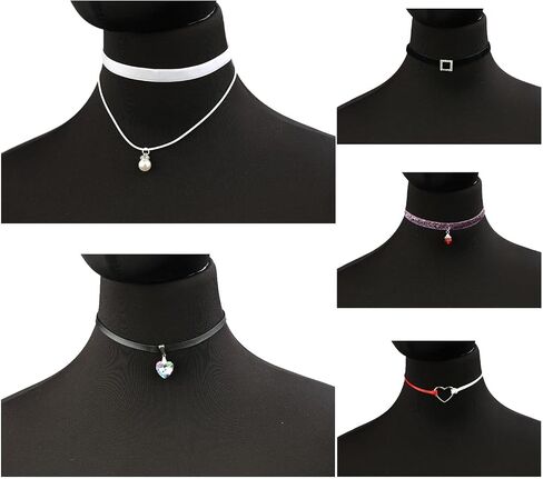10pcs Fashion Elegant White Lace Choker Necklace for Women Simple Fashion Jewelry in Kuwait