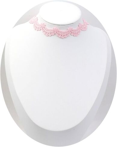 10pcs Fashion Elegant White Lace Choker Necklace for Women Simple Fashion Jewelry in Kuwait