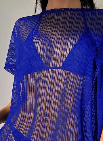 Womens Swimsuit Cover Up Bathing Suit Coverup for Swimwear Mesh Beach Vacation Pool Swim Suit 2025 in Kuwait