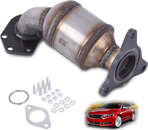 TOPAZ 679-545 Front Catalytic Converter Compatible with Chevrolet Malibu 2013 2014 2015,Malibu Limited 2016, Impala 2014-2016 Buick Envision 2017-2020 2.5L L4 Replace# 12627204, 12656263 EPA Compliant in Saudi Arabia