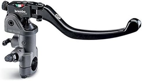 New Brembo 19RCS Forged Brake Master Cylinder With Folding Lever For 7/8-Inch Handlebars, Includes 2 length Banjo Bolts and Clear tygon Tubing in Saudi Arabia