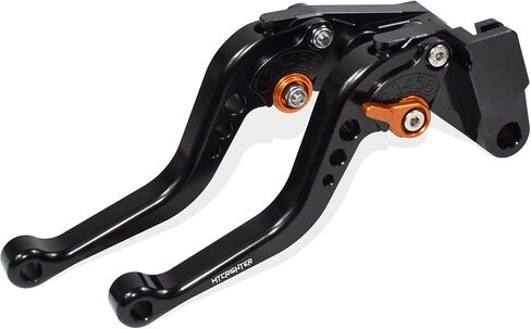 Short Brake Clutch Lever Set Compatible with Royal Enfield Himalayan 450 Guerrilla 450 2024 2025, CNC Aluminum Alloy Made (Black) in Kuwait