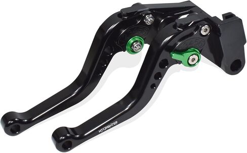 Short Brake Clutch Lever Set Compatible with Royal Enfield Himalayan 450 Guerrilla 450 2024 2025, CNC Aluminum Alloy Made (Black) in Kuwait