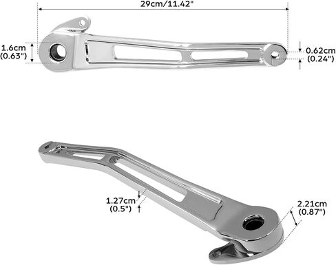 TCMT Matte Black Brake Lever Fit for Harley Fat Boy FLFB Heritage Classic FLHC 2018-2023 Softail Slim FLSL 2018-2021 Deluxe FLDE 2018-2020 in Saudi Arabia