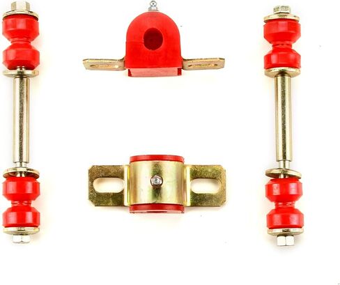 Red Polyurethane Sway Bar Links and Bushings Set Compatible with Pontiac GTO/LeMans/Tempest OEM Spec Replacements (4 Piece Kit) in Saudi Arabia