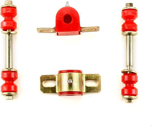 Red Polyurethane Sway Bar Links and Bushings Set Compatible with Pontiac GTO/LeMans/Tempest OEM Spec Replacements (4 Piece Kit) in Saudi Arabia