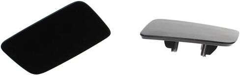 39846581 31425166 31425167 39846596 Headlight Washer Nozzle Cover Headlamp Water Spray Cap for Volvo XC60 2018 2019 2020 2021(Black-Set) in Saudi Arabia
