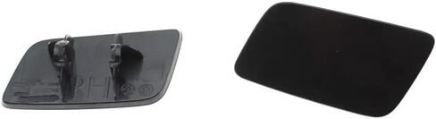 39846581 31425166 31425167 39846596 Headlight Washer Nozzle Cover Headlamp Water Spray Cap for Volvo XC60 2018 2019 2020 2021(Black-Set) in Saudi Arabia