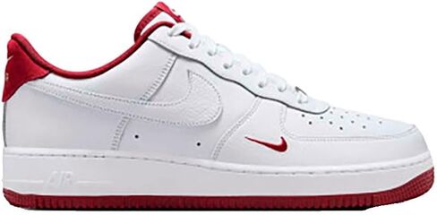 Nike Air Force 1 '07 LV8 ESS - Men's (HM9483-100 ، White/Team Red/White) in Saudi Arabia