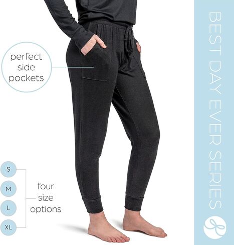 Hello Mello Best Day Ever Lounge Comfy Lightweight Pants for Women Pajama Bottoms PJ Jogger Pants in Kuwait