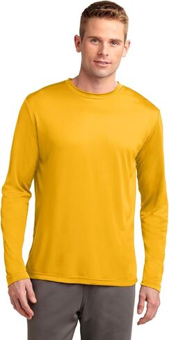 Sport-Tek للجنسين طويل الأكمام الطويل المنافس posicharge tee | تي شيرت تجريب للرجال والنساء ، ملابس الصالة الرياضية in Kuwait