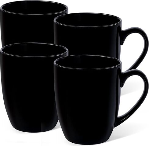 Urbanstrive 16 oz Large Coffee Mugs Set of 4 Ceramic Coffee Mug Multicolor Coffee Cups Tea Cups Idea Gift for Women Men House Warming Gifts New Home Office, Multicolor 4 Pack in Kuwait