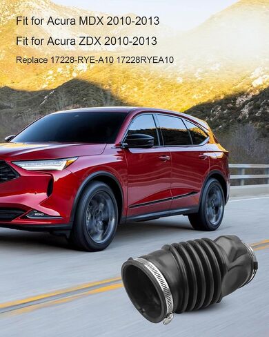 Engine Air Intake Hose Fit for Acura MDX ZDX 2010-2013 Replace 17228-RYE-A10 in Saudi Arabia