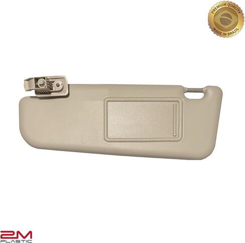 Sun Visor متوافق مع Fiat 500 2012-2019 دون فتحة سقف OE الجودة 2M بلاستيك (يسار بيج - سائق) in Kuwait