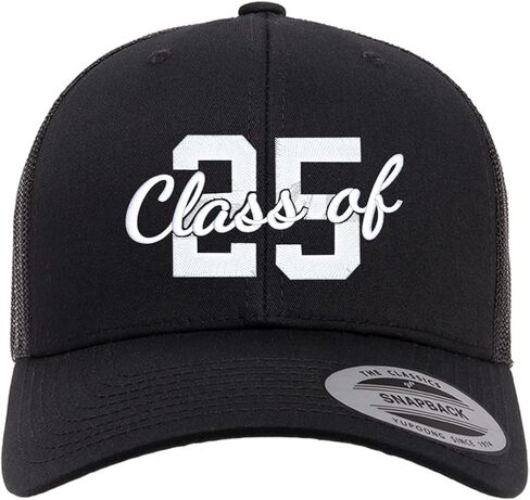 Go All Out Class of 2025 High School College Graduate Dad Deluxe Trucker Flatbill Baseball Structured Embroidered Hat in Kuwait