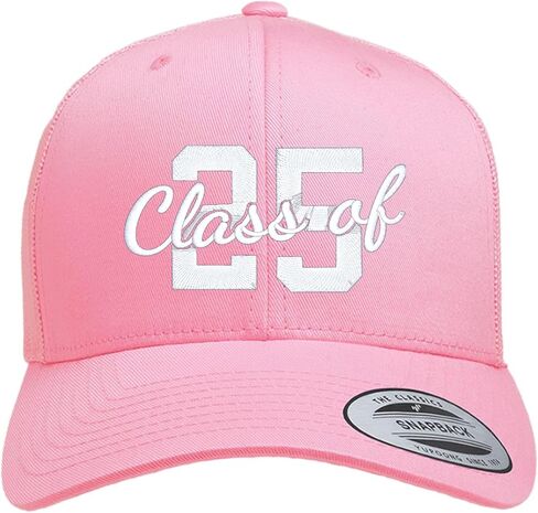Go All Out Class of 2025 High School College Graduate Dad Deluxe Trucker Flatbill Baseball Structured Embroidered Hat in Kuwait