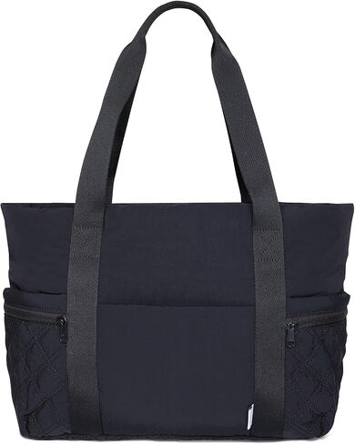 NOL Tote Bag for Women, Lightweight Quilted Puffer Tote Work Bag with Zipper Compartments,Waterproof Puffy Handbag for Travel in Kuwait