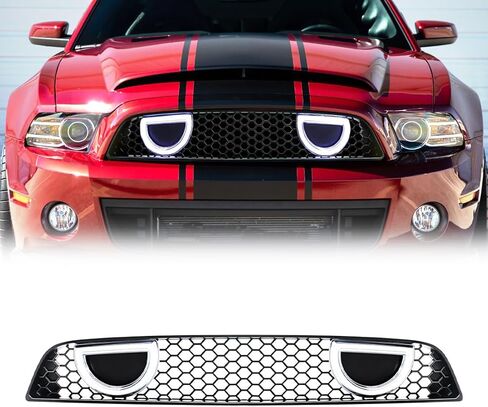 EOMD Mach 1 Grille الأمامي المصد متوافق مع 2013-2014 موستانج ث/ DRL وأضواء الدوران ، لا تناسب شيلبي/ GT500 in Kuwait