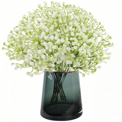 36 Pcs Mixed Color Artificial Baby's Breath Flowers, 12in Real Touch Gypsophila for DIY Wedding Floral Arrangements, Home Decor, UV Resistant, No Maintenance Needed in Saudi Arabia