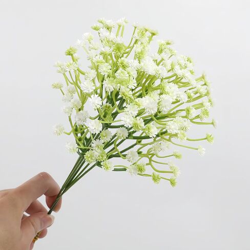 36 Pcs Mixed Color Artificial Baby's Breath Flowers, 12in Real Touch Gypsophila for DIY Wedding Floral Arrangements, Home Decor, UV Resistant, No Maintenance Needed in Saudi Arabia