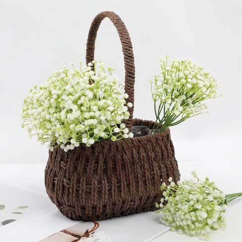 36 Pcs Mixed Color Artificial Baby's Breath Flowers, 12in Real Touch Gypsophila for DIY Wedding Floral Arrangements, Home Decor, UV Resistant, No Maintenance Needed in Saudi Arabia